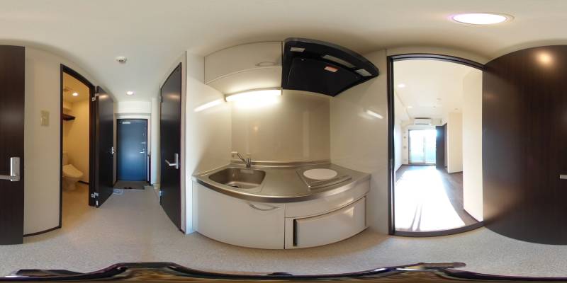 パノラマ画像キッチン