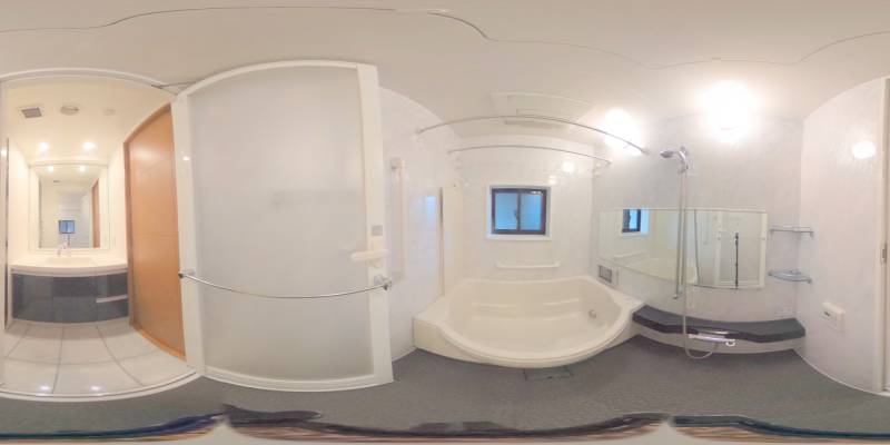 パノラマ画像バスルーム