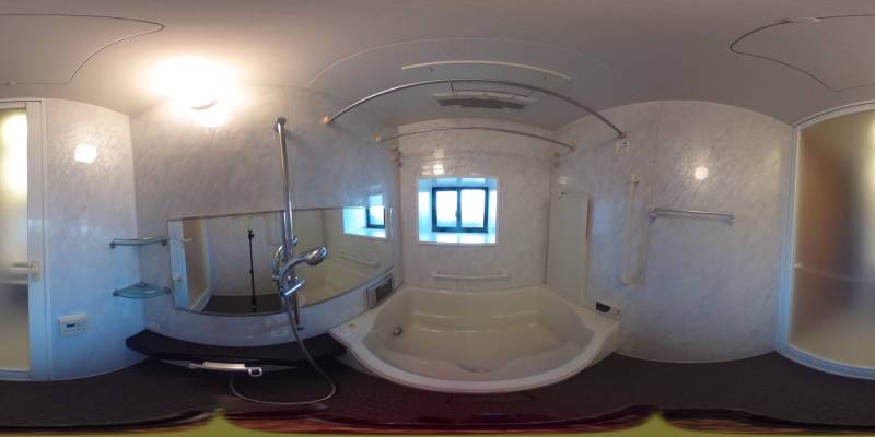 パノラマ画像バスルーム