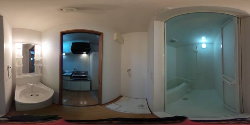 パノラマ画像バスルーム