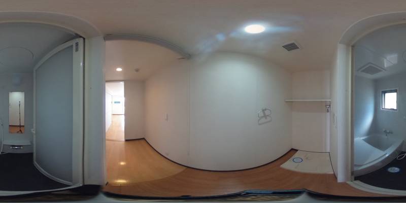 パノラマ画像バスルーム