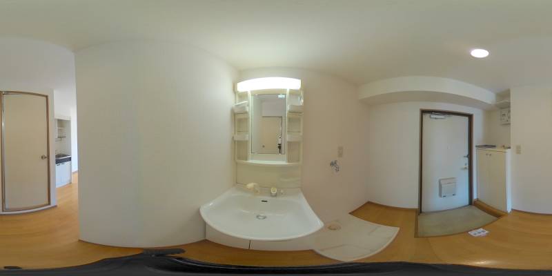 パノラマ画像洗面所