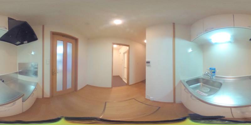 パノラマ画像キッチン