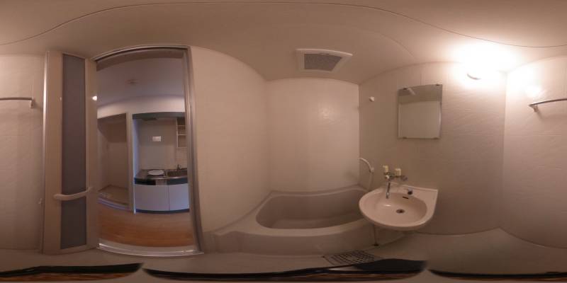 パノラマ画像バスルーム