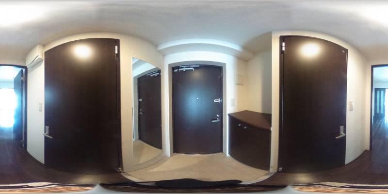 パノラマ画像玄関