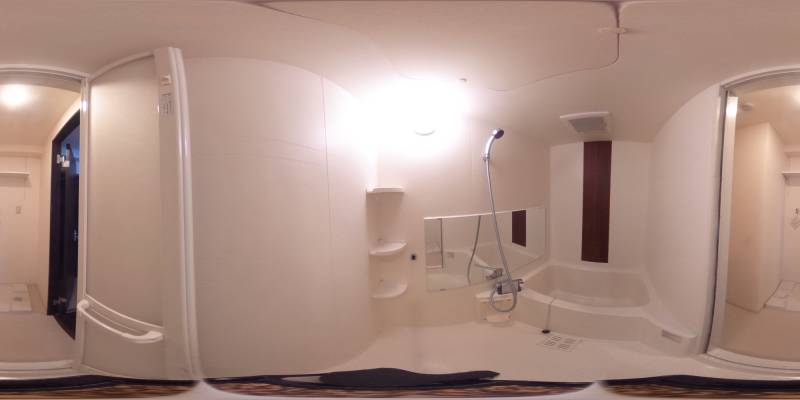 パノラマ画像バスルーム