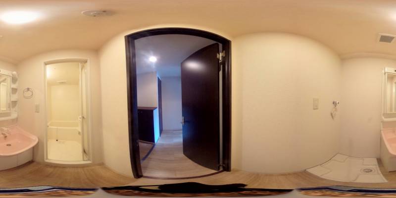 パノラマ画像洗面所