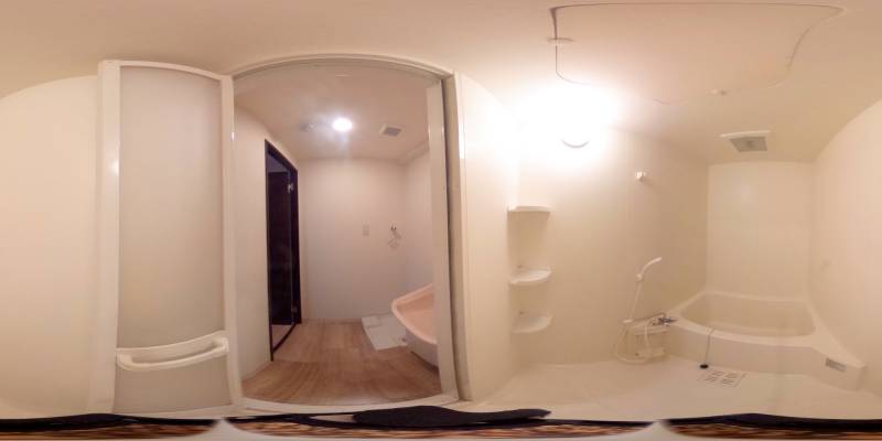 パノラマ画像バスルーム