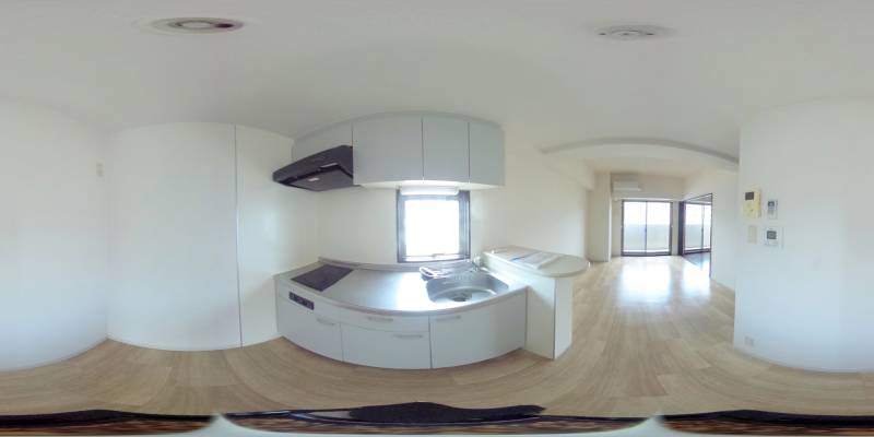 パノラマ画像キッチン