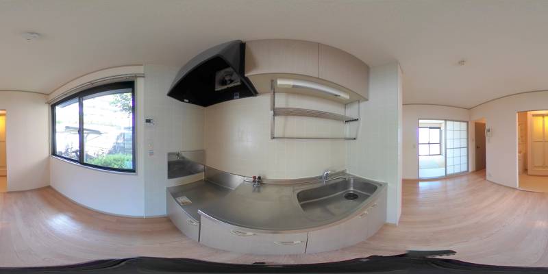 パノラマ画像キッチン