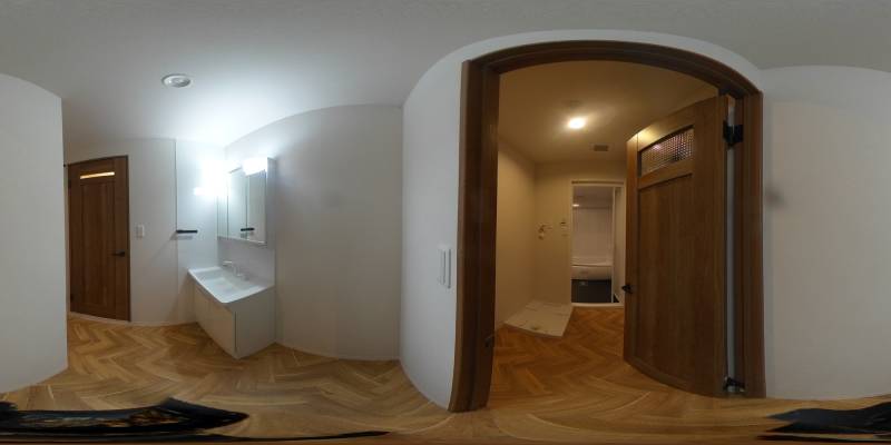 パノラマ画像洗面所