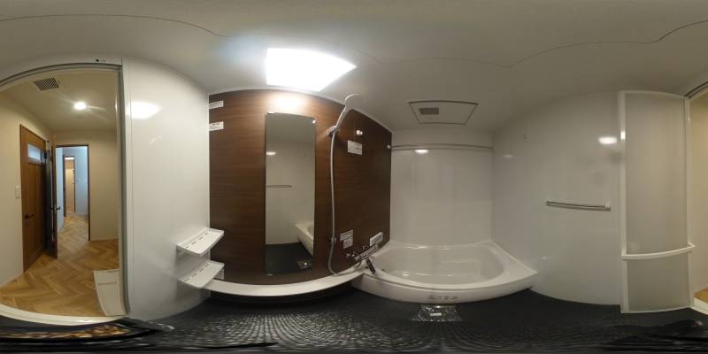 パノラマ画像バスルーム