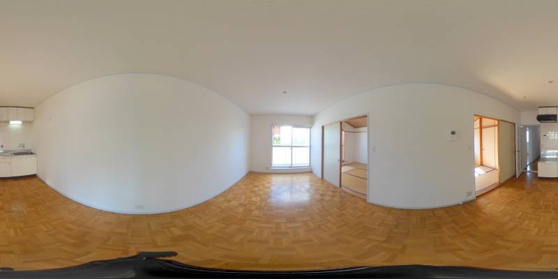 パノラマ画像リビング