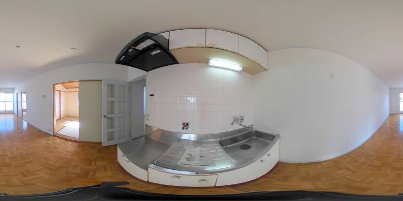 パノラマ画像キッチン