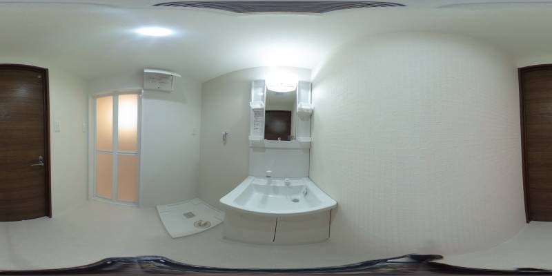 パノラマ画像洗面所