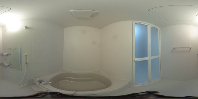 パノラマ画像バスルーム