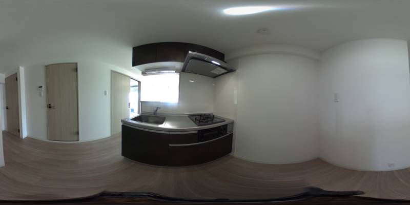 パノラマ画像キッチン