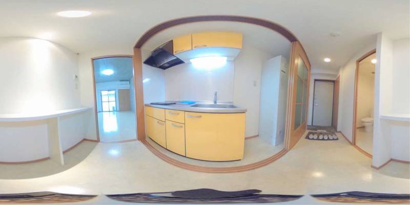 パノラマ画像キッチン