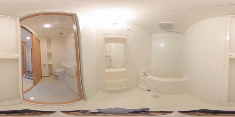 パノラマ画像バスルーム