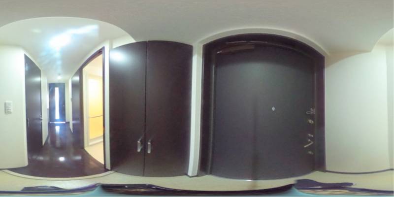 パノラマ画像玄関