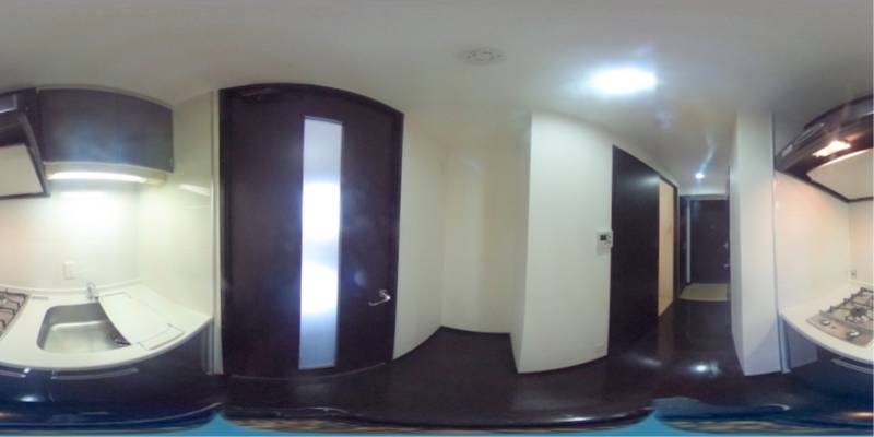 パノラマ画像キッチン