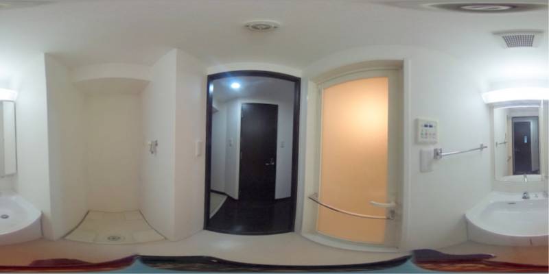 パノラマ画像洗面所