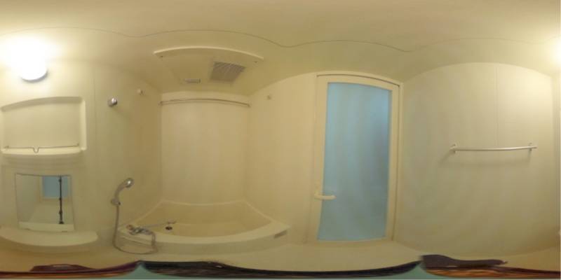 パノラマ画像バスルーム