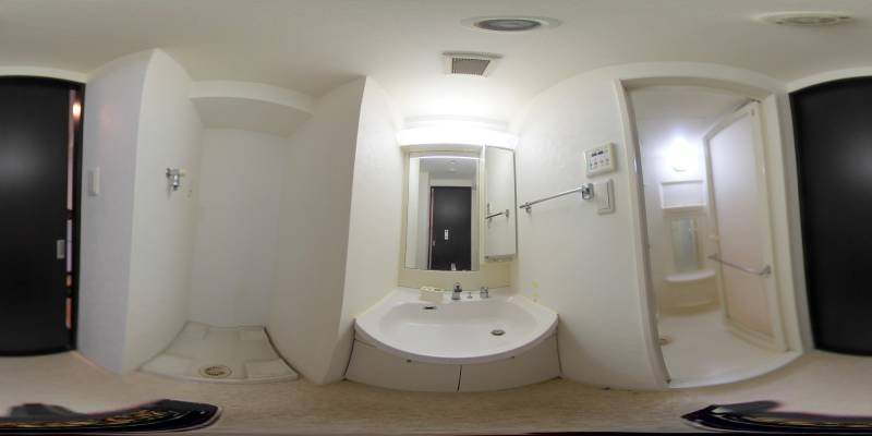 パノラマ画像洗面所