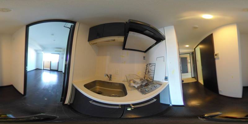 パノラマ画像キッチン