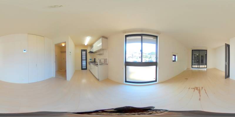 パノラマ画像リビング