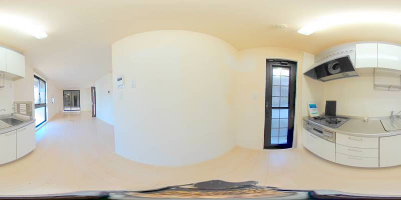 パノラマ画像キッチン