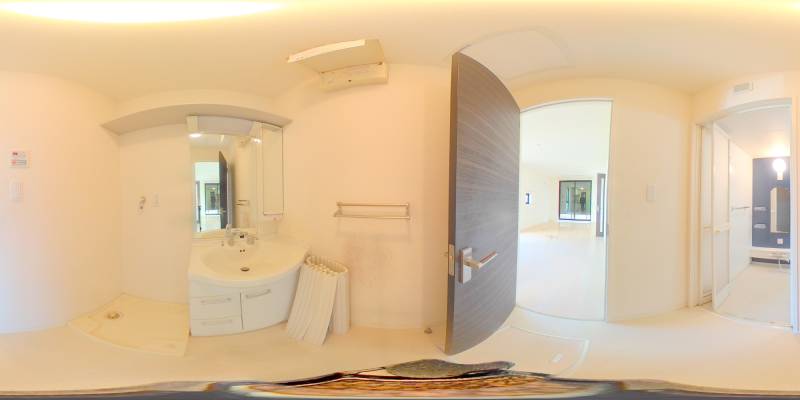 パノラマ画像洗面所