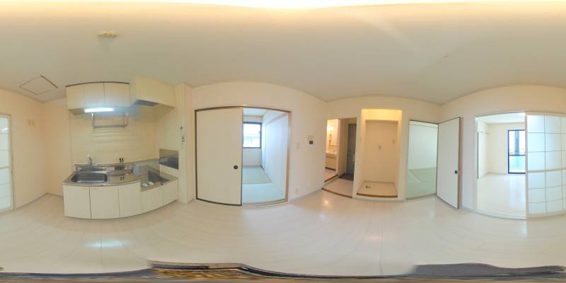 パノラマ画像リビング