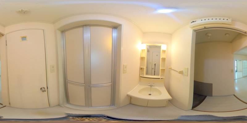 パノラマ画像洗面所