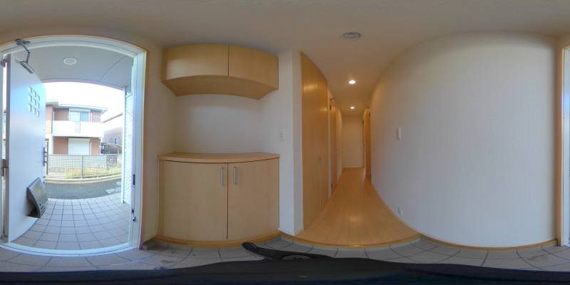 パノラマ画像玄関