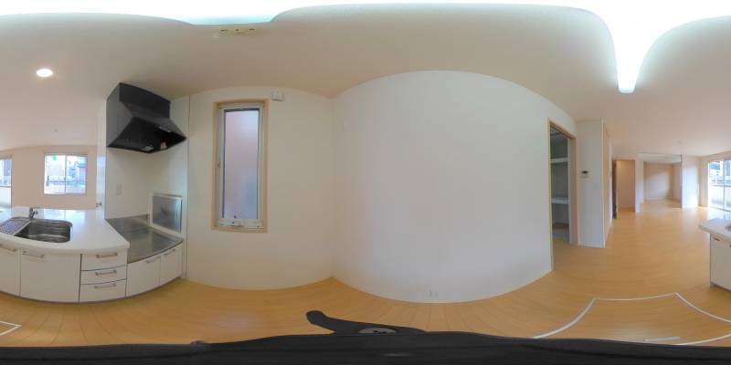 パノラマ画像キッチン