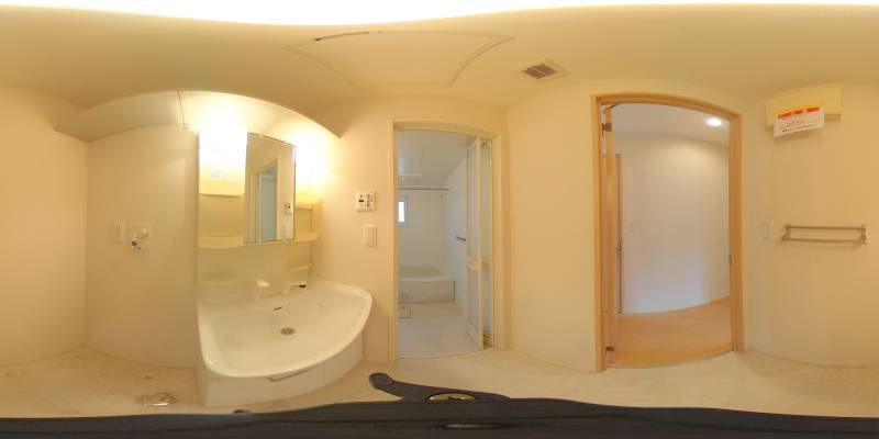 パノラマ画像洗面所