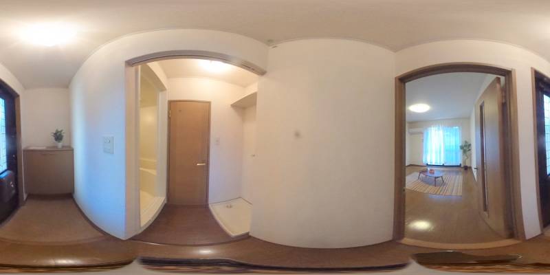 パノラマ画像玄関