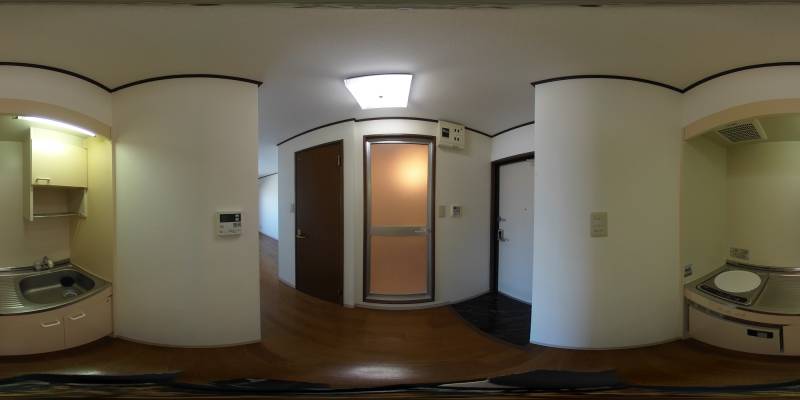 パノラマ画像キッチン