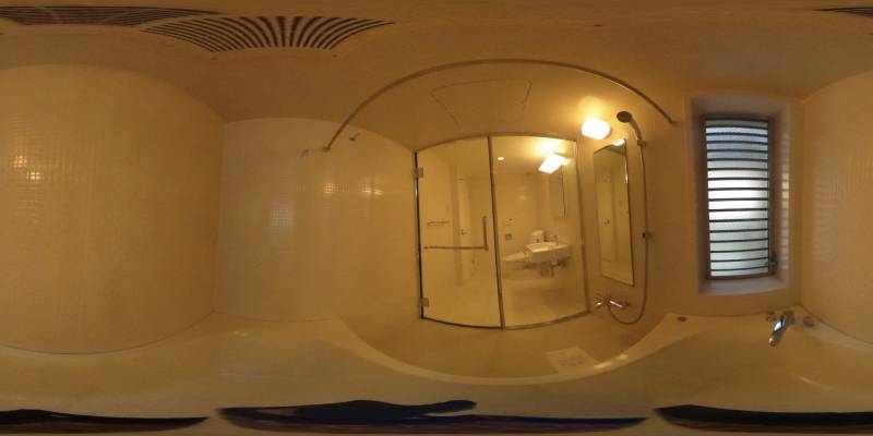 パノラマ画像バスルーム