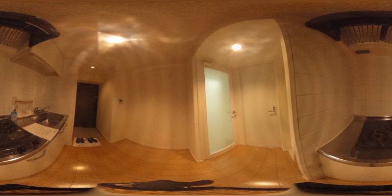 パノラマ画像キッチン