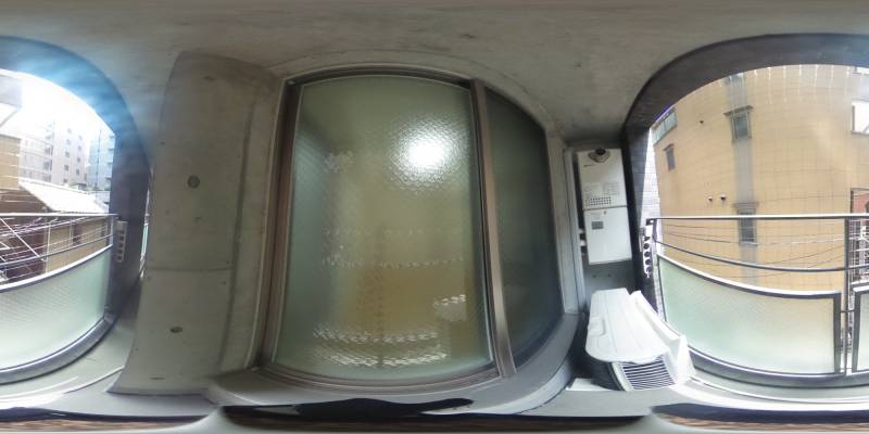 パノラマ画像バルコニー