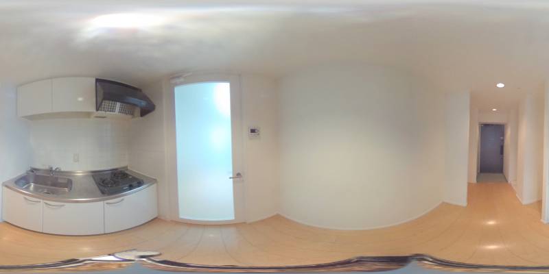 パノラマ画像キッチン