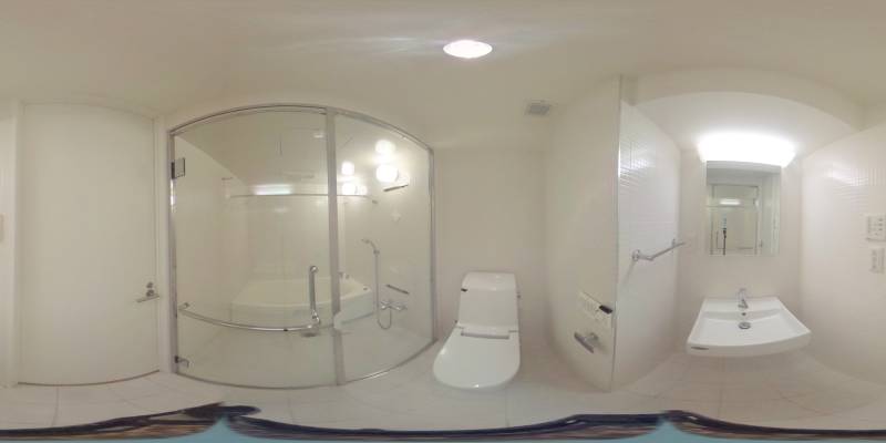 パノラマ画像洗面所