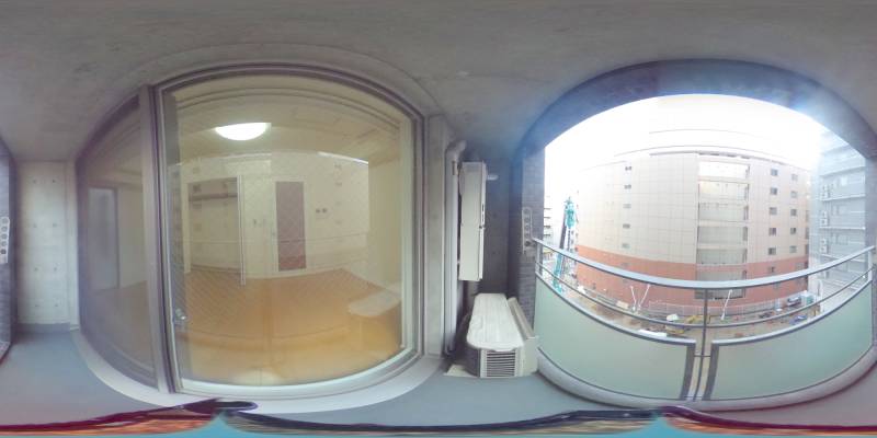 パノラマ画像バルコニー