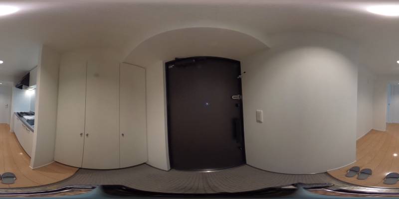 パノラマ画像玄関