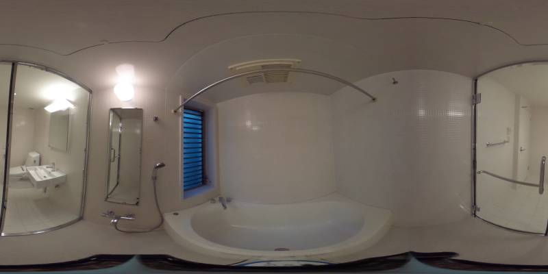 パノラマ画像バスルーム