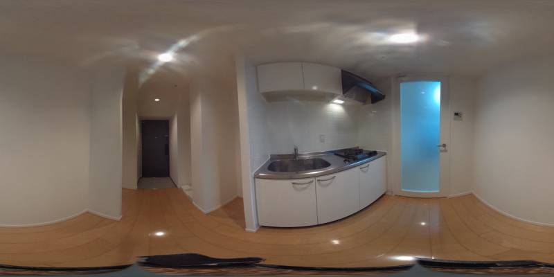 パノラマ画像キッチン