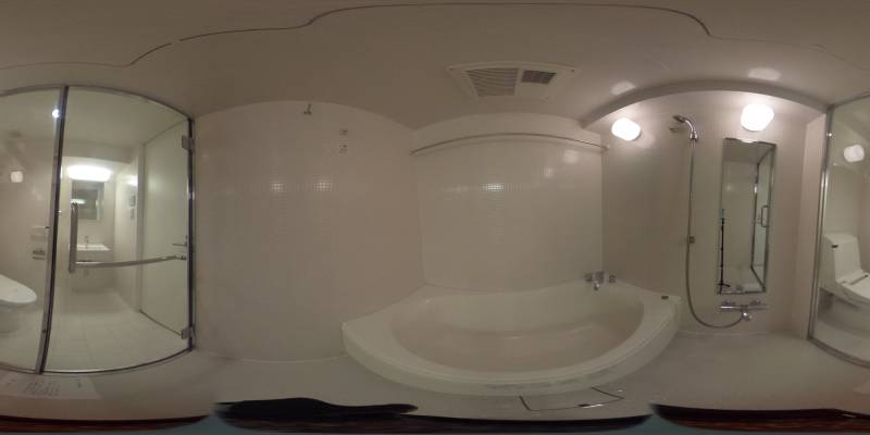 パノラマ画像バスルーム