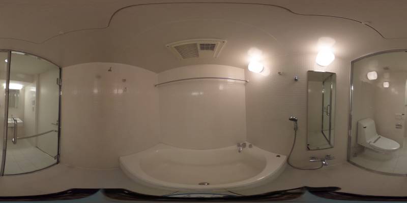 パノラマ画像バスルーム